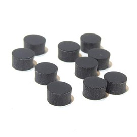 Set of 10 black 4mm round guitar inlays finger board position markers/dots