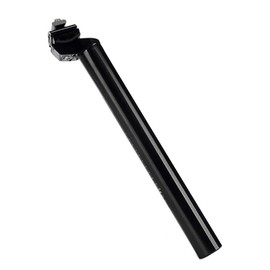 Bike Seat Post 28.6mm x 300mm Aluminum Adjustable Seat Post Fits Most Bikes, Mountain Bikes, Road Bikes, Black