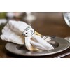 Wildlife Garden WG580 Napkin Ring Crested Tit - Hand Carved
