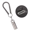 NHDT SW633 Micro Titanium Portable Pill Case Keychain,Mini Pill Holder