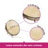 FUZEAU 578 Natural Skin Tambourine 30 cm