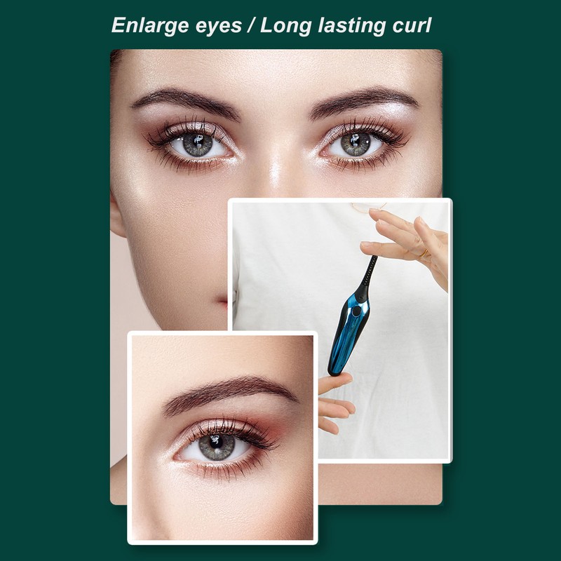Long Lasting Electric Heated Eyelash Curler 3 Gears Temperature Control