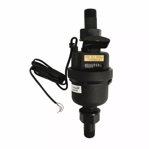 Unbranded PRM Vertical Positive Displacement Nylon 1/2 Inch Water Meter