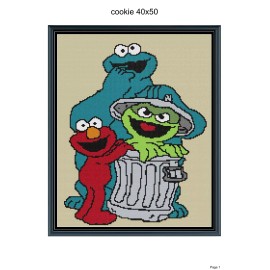 Unbranded Cookie kids blanket pattern,40x50"