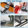 ALLmeter Digital Table Saw Gauge | Straight-Through Chute Design |