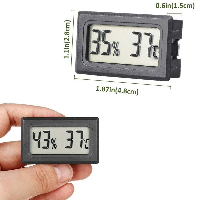 HYNNIO Mini Digital Thermometer Hygrometer, Large Number Display Temperature Humidity