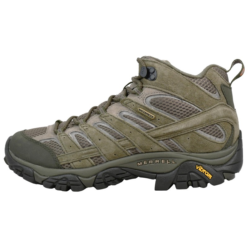 Merrell Men's Moab 2 Mid Waterproof Hiking Boot, Beluga, 10.5