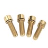 Bike Stem Bolts Screw M6 20mm Accurate Thread Rustproof Reliable