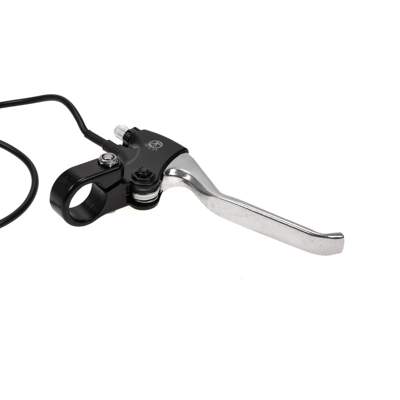 TongSheng E-Bike Brake Lever Left Aluminium Black/Silver 420 mm 22.2