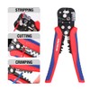 WORKPRO Self Adjusting Wire Stripper, 3-in-1 Automatic Wire Stripper/Cutter/Crimper, AWG10-24,