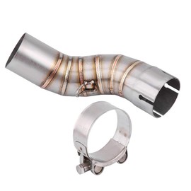 Nikou Exhaust Centre Pipe - Motorcycle Full Exhaust System Centre Pipe Link Connect for Kawasaki Z900 2017-2018