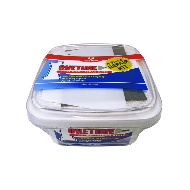 Red Devil 0544KT Onetime Wall Repair Kit, 1 Quart