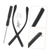 KOMBIUDA 2pairs Eyeglass Repair Kit Replacement Temples Screws Nose Pads