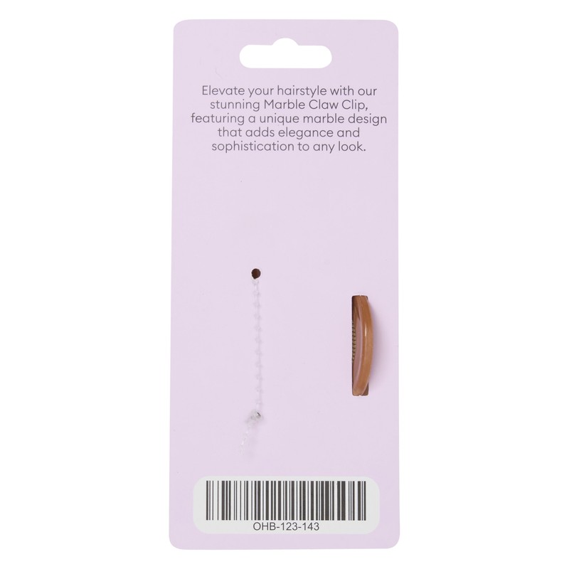 Oz Essentials Marble Design Clip - Tan