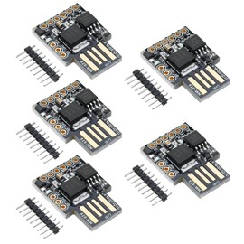 ATTINY85 Digispark Development Board Binghe 5pcs Attiny85 Digispark Kickstarter with 32u4 chip ATTINY85 Micro USB Development Board Support ESP32 Compatible with Arduino IDE