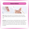 french tip press on nails short，30 pcs glossy cat eye