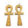 Teri's Boutique Egyptian Ankh Cross Wood Engraved Ancient Symbol of