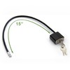 Cable Gun Lock with Keys 15" 2 Pack, Steel Cable