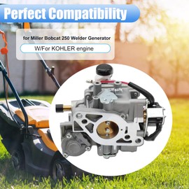 Caalii For Carburetor For Miller Bobcat 250 Welder Generator W/For KOHLER engine