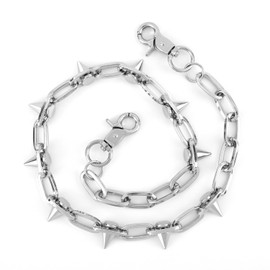 Girinme Punk Wallet Chain with Rivets – Biker Chain Keychain for Men & Women, Hip Hop Jeans & Trouser Chain