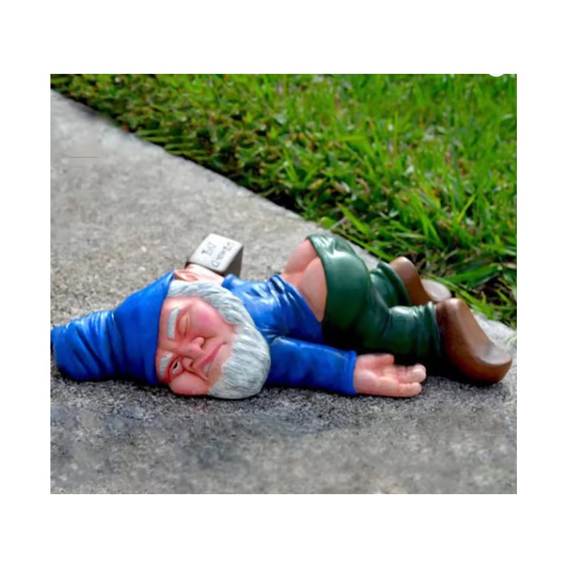 Funny Garden Gnome Statue for Indoor & Outdoor Decor –