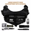 Vdones Running Chest Bag Tactical Running Vest with Pistol Holster