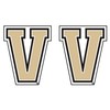 Craftique Vanderbilt Decal (V 2-Pack Decal (2''), 2 in)