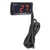 Motorcycle Digital Water Temperature Gauge Ultra Thin DC 12V LCD