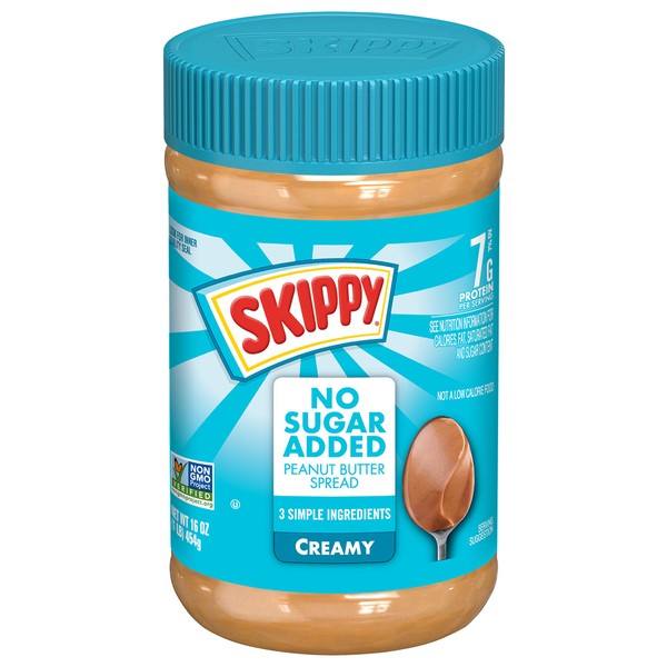 SKIPPY SKIPPY, Peanut Butter Spread, Creamy 16 oz (12 Pack)