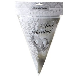 Just Married 10 Metre Bunting Wedding Garland Wedding Decoration Bunting US48