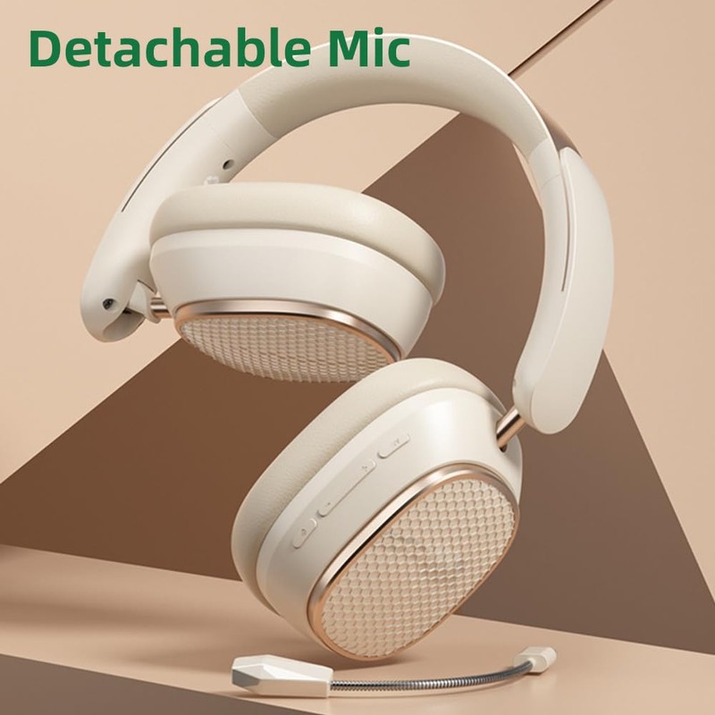 IHAO Premium Wireless Bluetooth 5.3 Over-Ear Headset with Active Noise