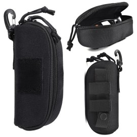 Unbranded Tactical Molle Eyeglasses Case Shockproof Sunglasses Carrying Bag Protective Box