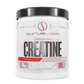 Purus Labs Foundation Series Creatine Powder | 100% Ultra Pure Micronized Creatine for Strength, Mass, Power, Recovery | 60 Servings (Unflavored)