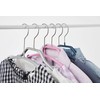 MAWA Pack of 10 Clothes Hangers Space Saving Non-Slip Top