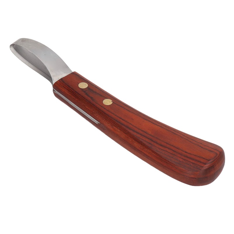 Hoof Trimmer Shears Stainless Steel Blade Rubber Wood Handle Multipurpose