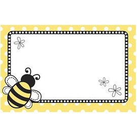 Bumble Bee Days Enclosure Cards 50 Pack- Gift Supplies