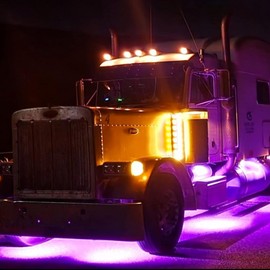 Purple Pink Rock Light 24pods 6000k Pure Purple Led Rocks Lights kit Ip68 Waterproof 47inch Extension Wires for ATV Rv Utv SUV Offroad Pickup Trucks Golf Boat Cars Fender Underglow Lighting