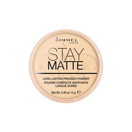 Rimmel London Stay Matte Long Lasting Pressed Powder, Transparent [001] 0.49 oz
