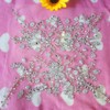 Pure Handmade Beaded Bright Sew on Rhinestone Crystal Trim Sewing