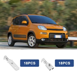 ECSiNG 2 Sets Car Electrical Connector Housing 6.3mm 8 Pin Automotive Electrical Wire Connector Replacement Part Suitable for1.00-2.50 mm² Wire Cable