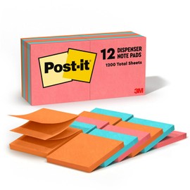 Post-it Pop-up Notas de 7.62 cm x 7.62 cm, colección Jaipur, Colección Cape Town