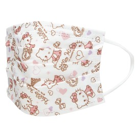 スケーター (skater) 不織布 マスク 子供用 7枚 三層構造 ハローキティ サンリオ MSKP3N-A