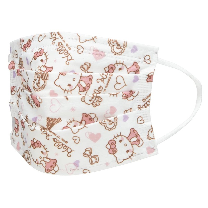 スケーター (skater) 不織布 マスク 子供用 7枚 三層構造 ハローキティ サンリオ MSKP3N-A