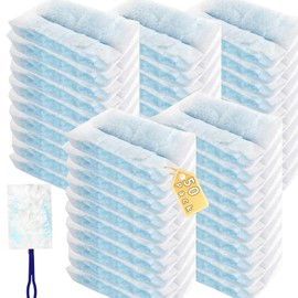 Duster Refills Compatible with Swiffer Duster, Heavy Duty Multi Surface Duster Replacement with 1 Extra Handle for Cleaning Furniture, Blinds, Ceiling Fans and Car (Blue-50 Pack)