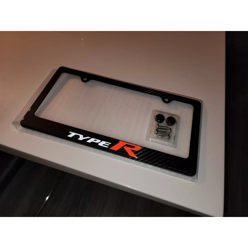 sport Honda Type R 100% Carbon Fiber License Plate Frame