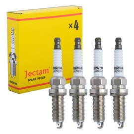 Jectam - Bujías de iridio 90919-01253 SC20HR11 3444 compatibles con Corolla 2009-2016 1.8L, 2009-2014 Matrix 1.8L, 2010-2015 Prius 1.8L, 2012 -2017 Prius V 1.8L