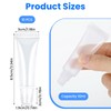 Andibro Empty Tubes Lip Gloss Tubes, Pack of 10 Transparent