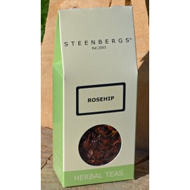 Steenbergs Organic Rosehip loose leaf herbal tea 80g