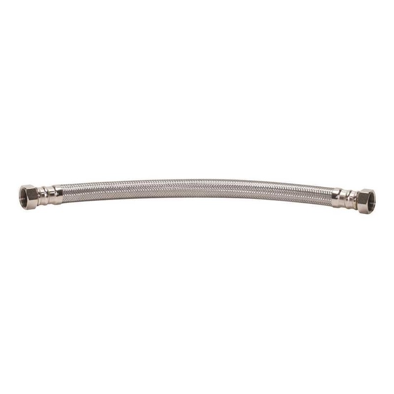 Fluidmaster B1H18 Water Heater Connector, Braided Stainless Steel - 3/4