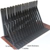 20 Pack L12 x H 8" Black Heavy Duty Shelf